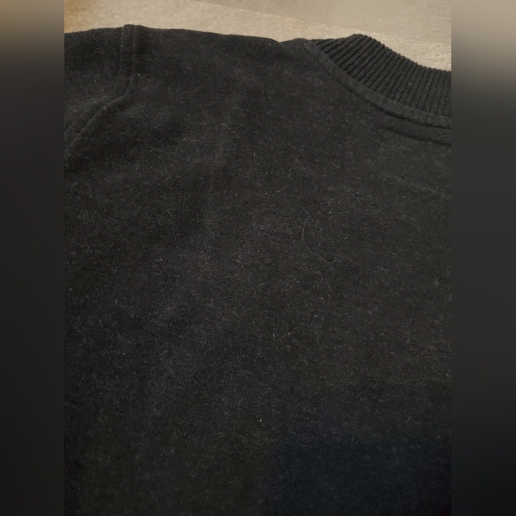 Roots Bomber Jacket. Black, A Bit Dewashed. Bit Of White. Fitted. M. Varsity. - Picture 7 of 13